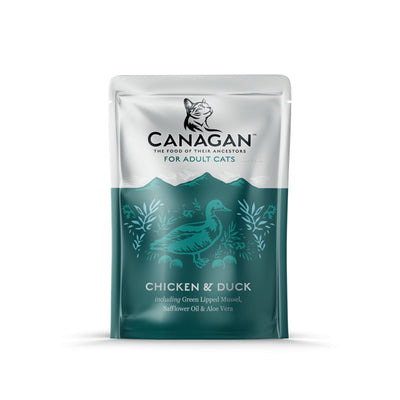 Canagan Chicken & Duck Plic, Hrana Umeda Ultra Premium pentru Pisici cu Pui si Rata, 85g