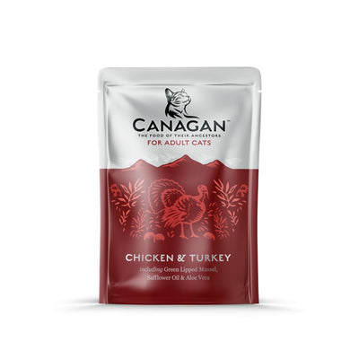 Canagan Chicken & Turkey Plic, Hrana Umeda Ultra Premium cu Pui si Curcan, 85g