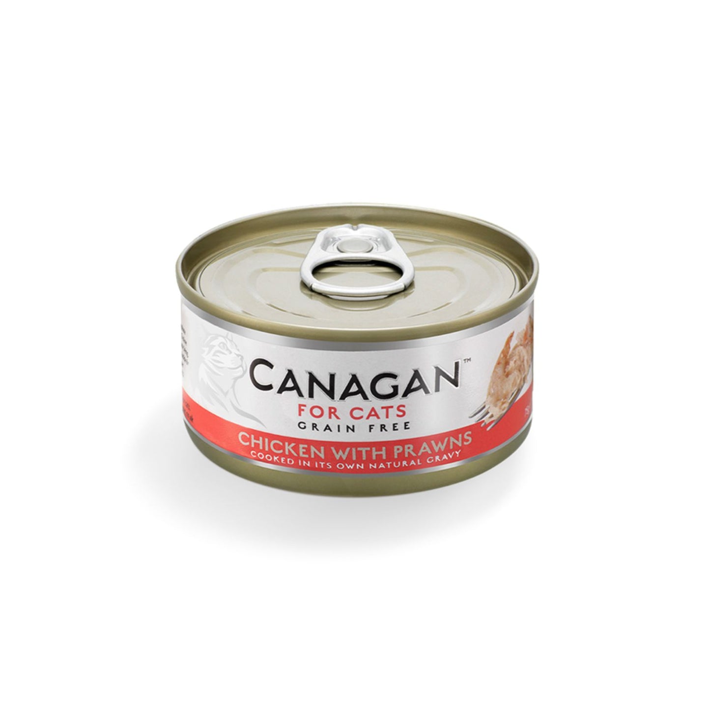 Canagan Chicken with Prawns Conserva Hrana Umeda Ultra Premium pentru Pisici cu Pui si Creveti, 75g