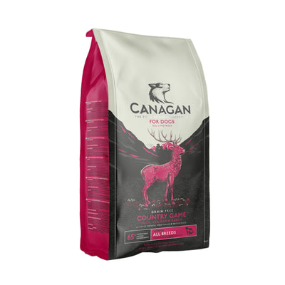 Canagan Country Game, Hrana Ultra Premium pentru Caini cu Vanat: Rata, Caprioara si Iepure, 12kg / 2kg