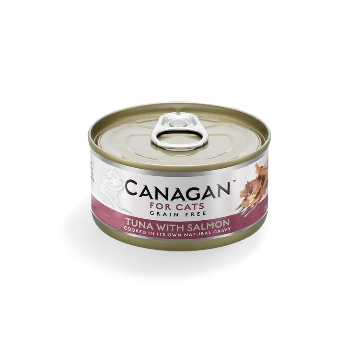 Canagan Tuna with Salmon Conserva, Hrana Umeda Ultra Premium pentru Pisici cu Ton si Somon, 75g