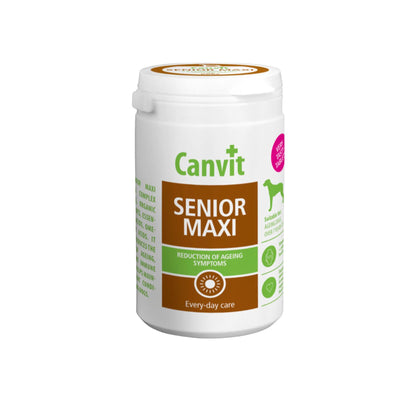 Canvit Senior MAXI - Vitamine si Suport Articular pentru Caini Seniori Talie Mare (>25kg), 230g