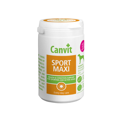 Canvit Sport MAXI - Energie si Regenerare Musculara pentru Caini Activi, Talie Mare (>25kg), 230g