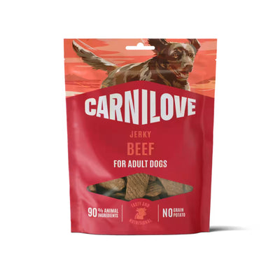 Carnilove Jerky Bar, Recompense pentru Caini cu Vita, Fara Cereale, 100g