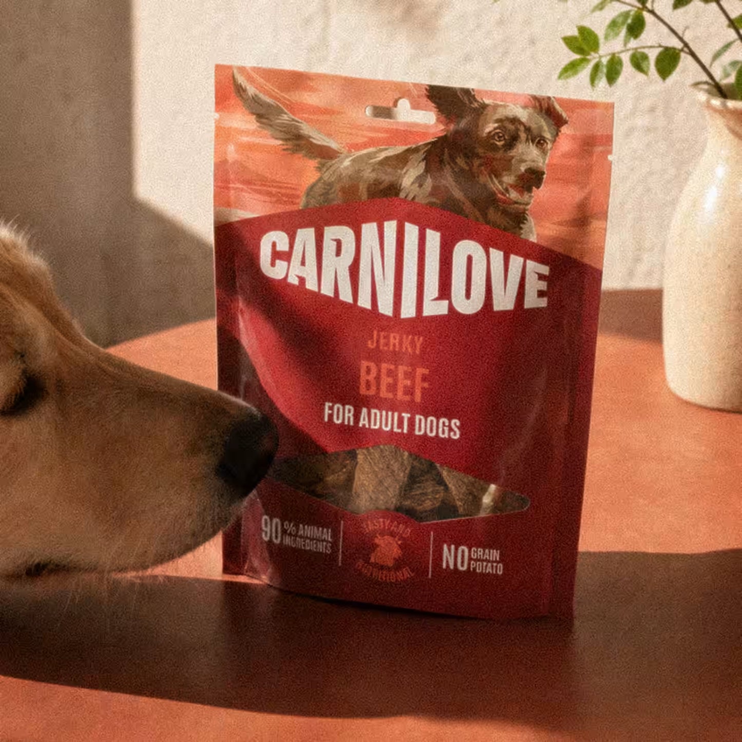 Carnilove Jerky Bar, Recompense pentru Caini cu Vita, Fara Cereale, 100g