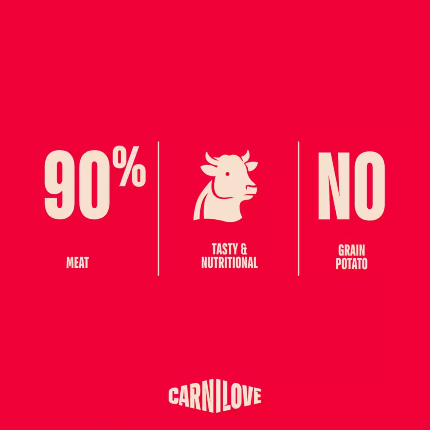 Carnilove Jerky Bar, Recompense pentru Caini cu Vita, Fara Cereale, 100g