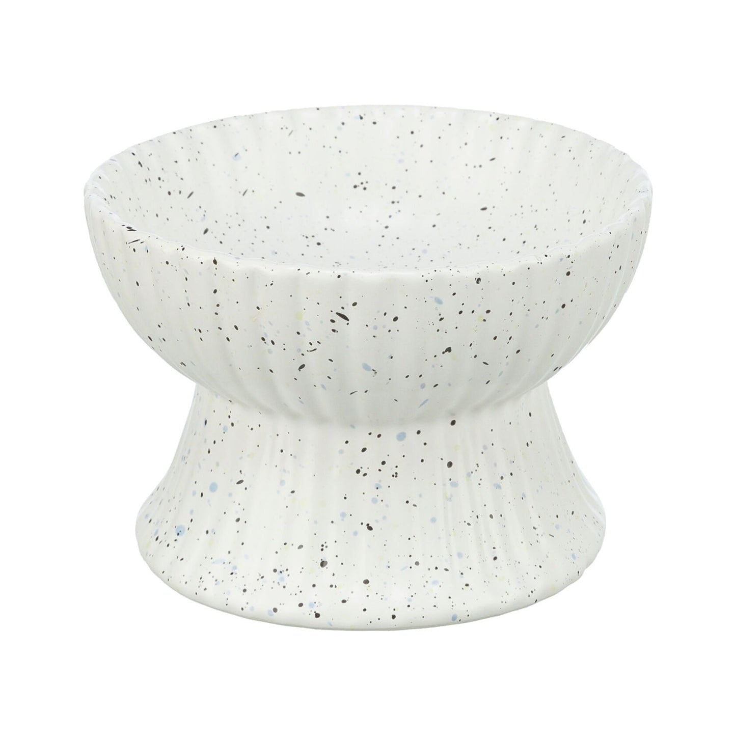 Castron Ceramic Ridicat Pentru Pisici, Trixie, 0.37 l/ ø 14 cm, Alb