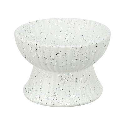 Castron Ceramic Ridicat Pentru Pisici, Trixie, 0.37 l/ ø 14 cm, Alb