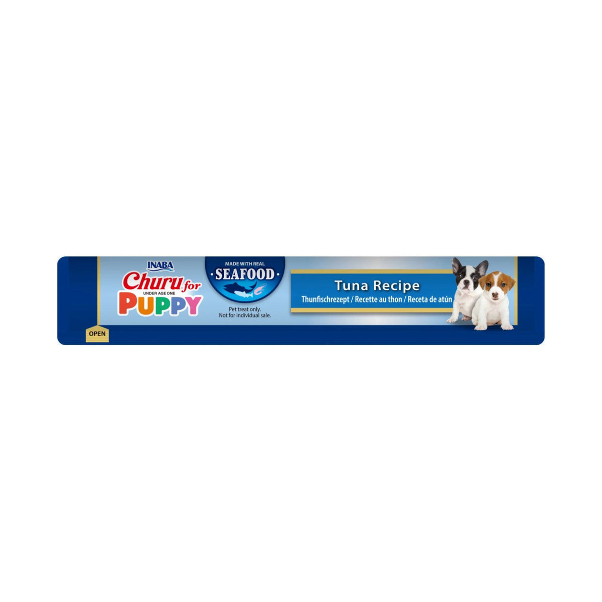 Churu Puppy Recompensa Cremoasa pentru Caini Junior, cu Ton, 4x14g