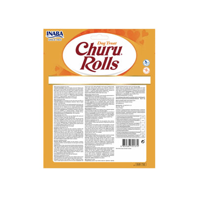 Churu Rolls Recompense pentru Caini, cu Pui si Somon, Fara Cereale, 8 x 12g