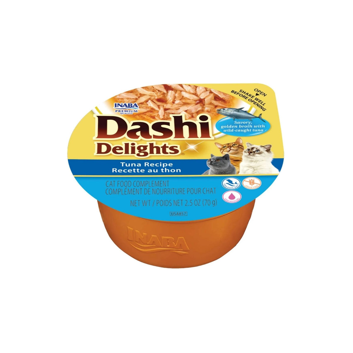Ciao Dashi Delights Hrana Umeda Complementara pentru Pisici, cu Ton, 70g