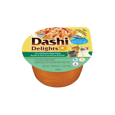 Ciao Dashi Delights Hrana Umeda Complementara pentru Pisici, cu Ton si Fulgi de Bonito, 70g