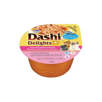 Ciao Dashi Delights Hrana Umeda Complementara pentru Pisici, cu Ton si Somon, 70g