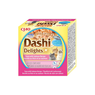 Ciao Dashi Delights Hrana Umeda Complementara pentru Pisici, cu Ton si Somon, 70g