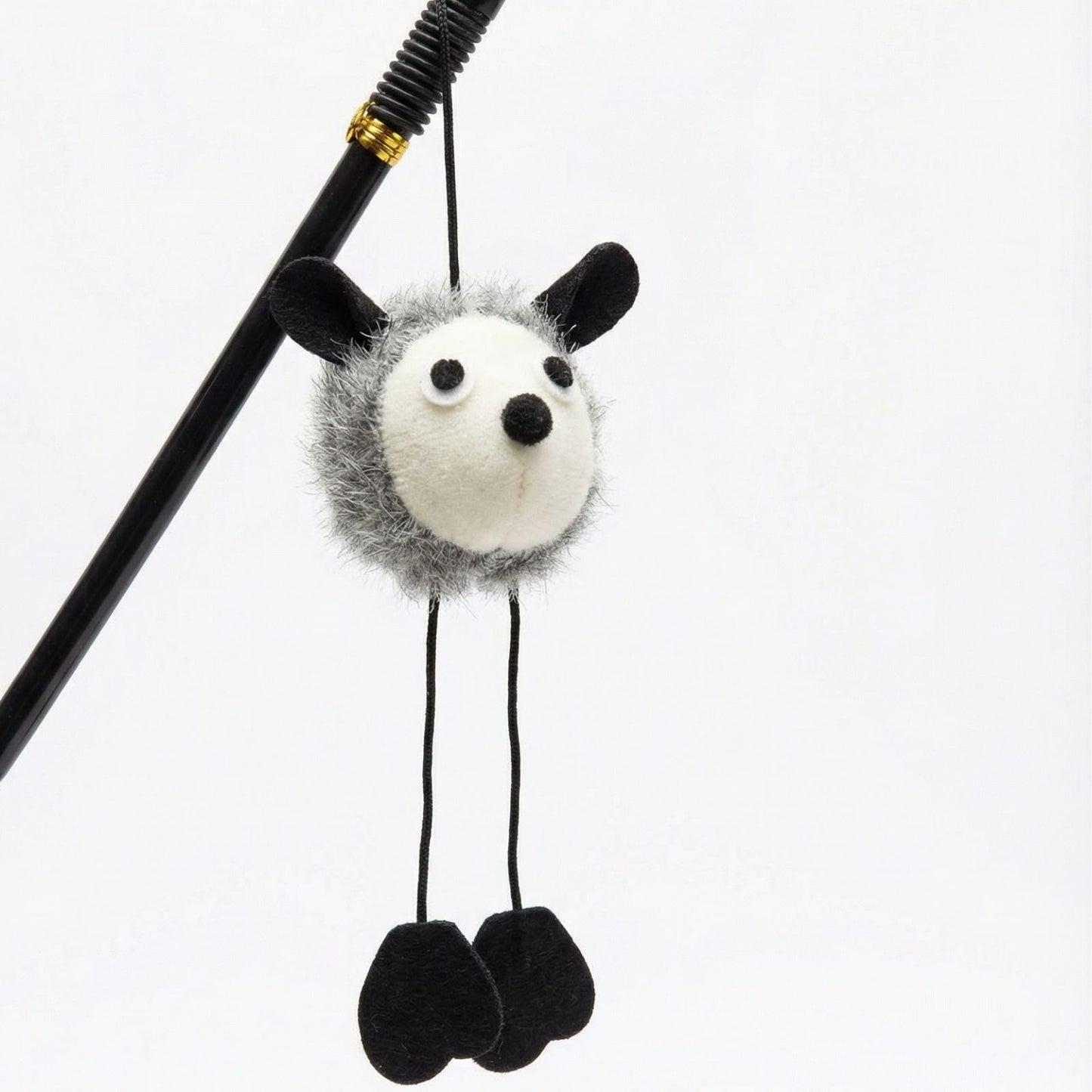 Croci Jucarie Interactiva pentru Pisici, Undita cu Figurina de Plus, 45.5 cm