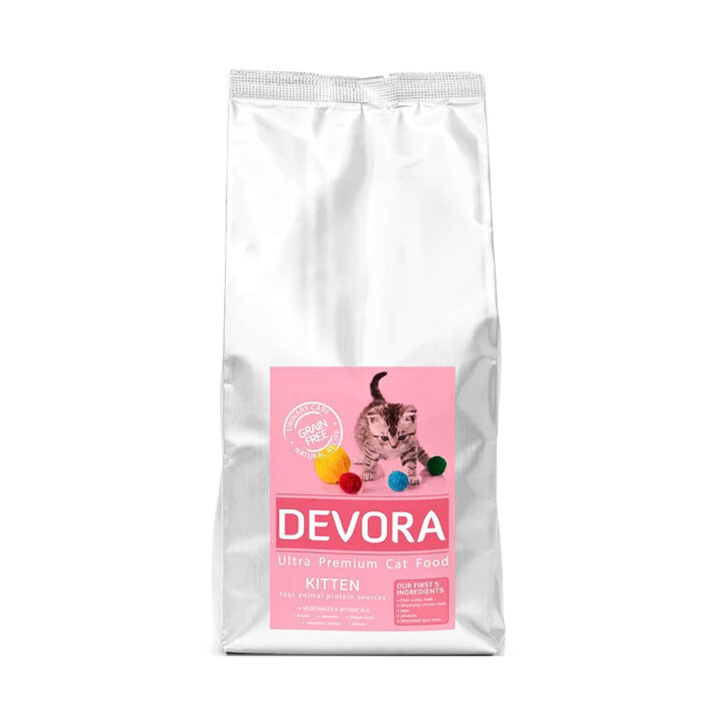 Devora Kitten, Hrana Uscata pentru Pisoi, Junior, Fara Cereale 7.5 kg