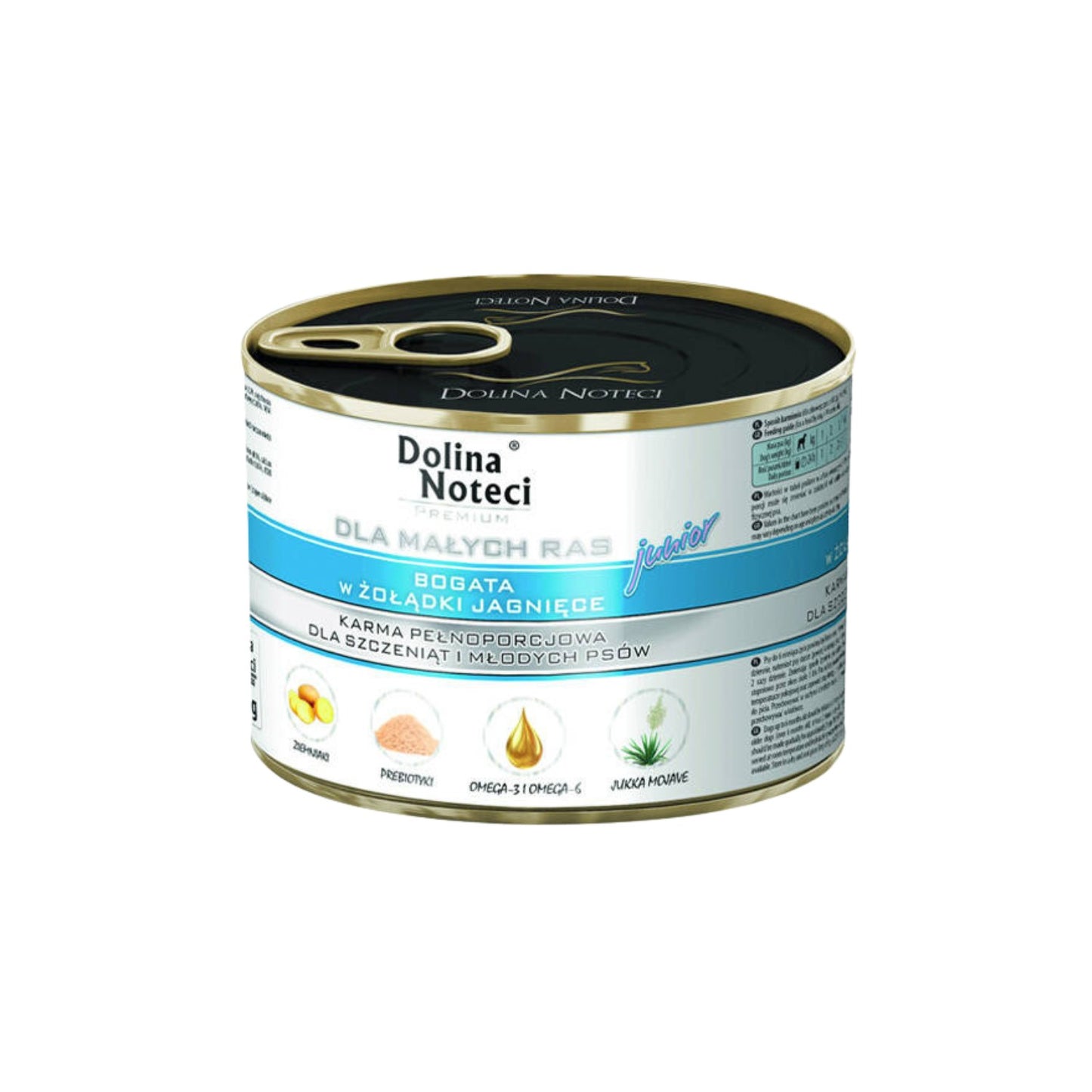 Dolina Noteci Premium Hrana Umeda pentru Caini Junior Talie Mica cu Stomac de Miel, Fara Cereale, 185g