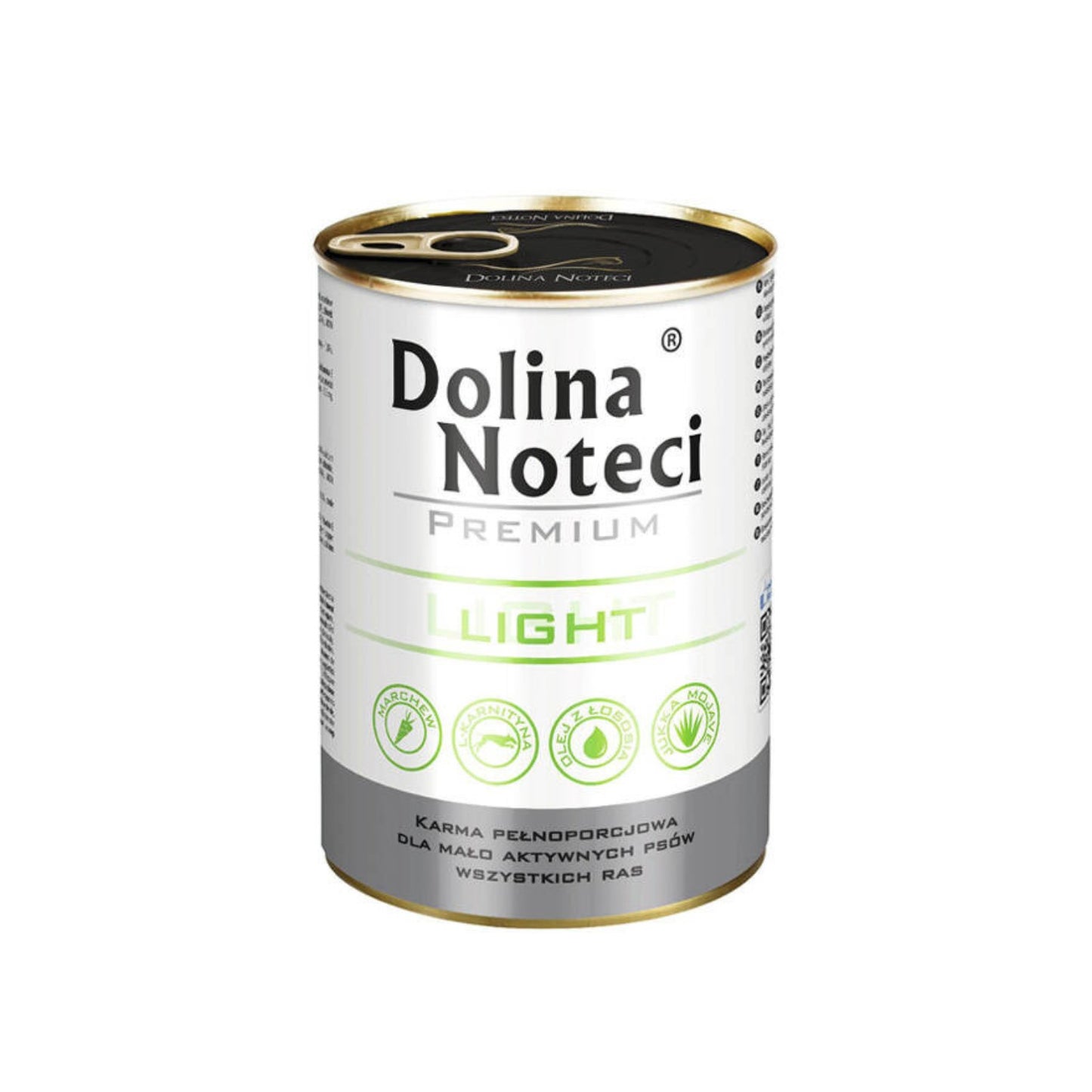 Dolina Noteci Premium Light Hrana Umeda pentru Caini Supraponderali, Controlul Greutatii, Fara Cereale, 400g