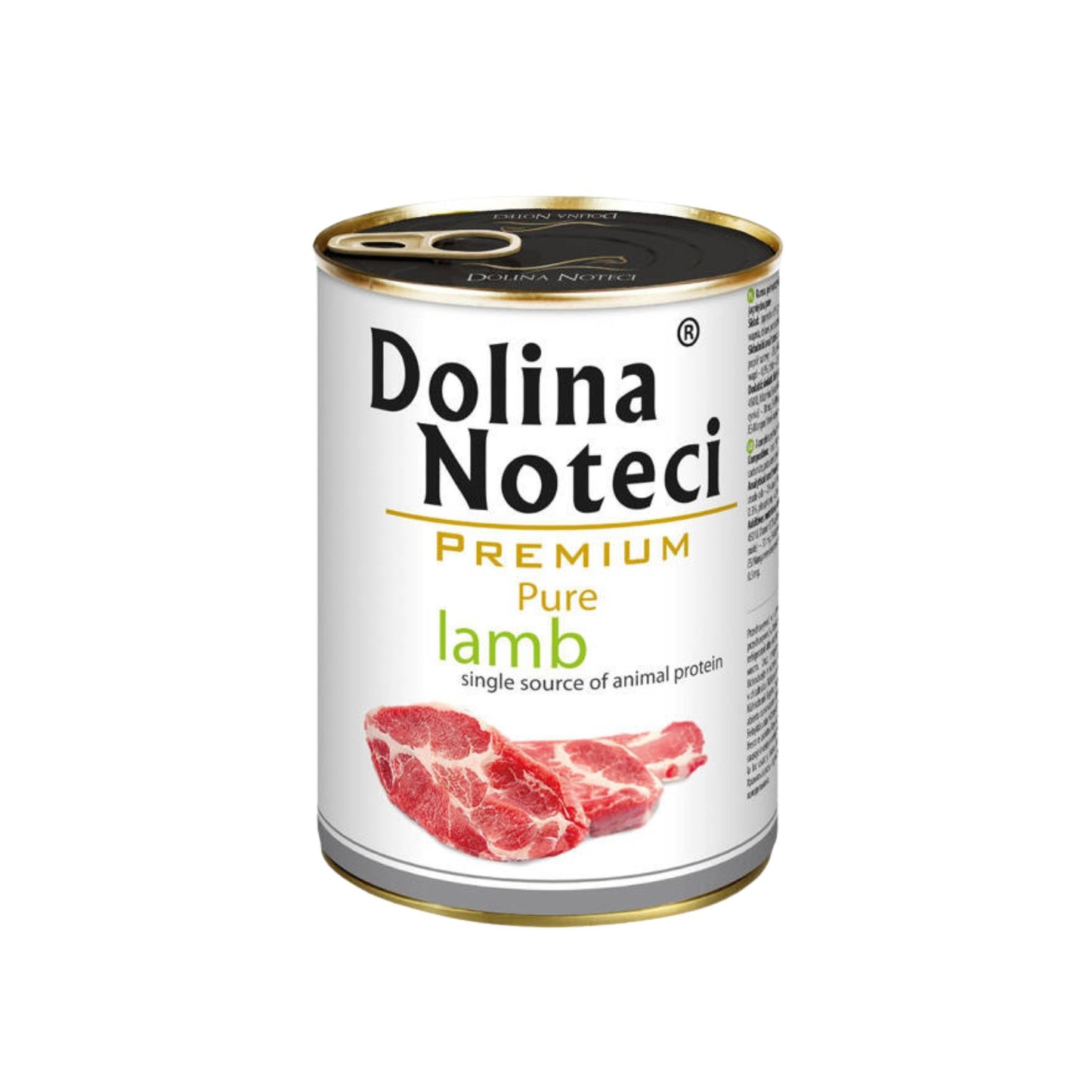 Dolina Noteci Premium Pure, Hrana Umeda pentru Caini Alergici, Monoproteica, cu Miel, Fara Cereale, 400g/800g