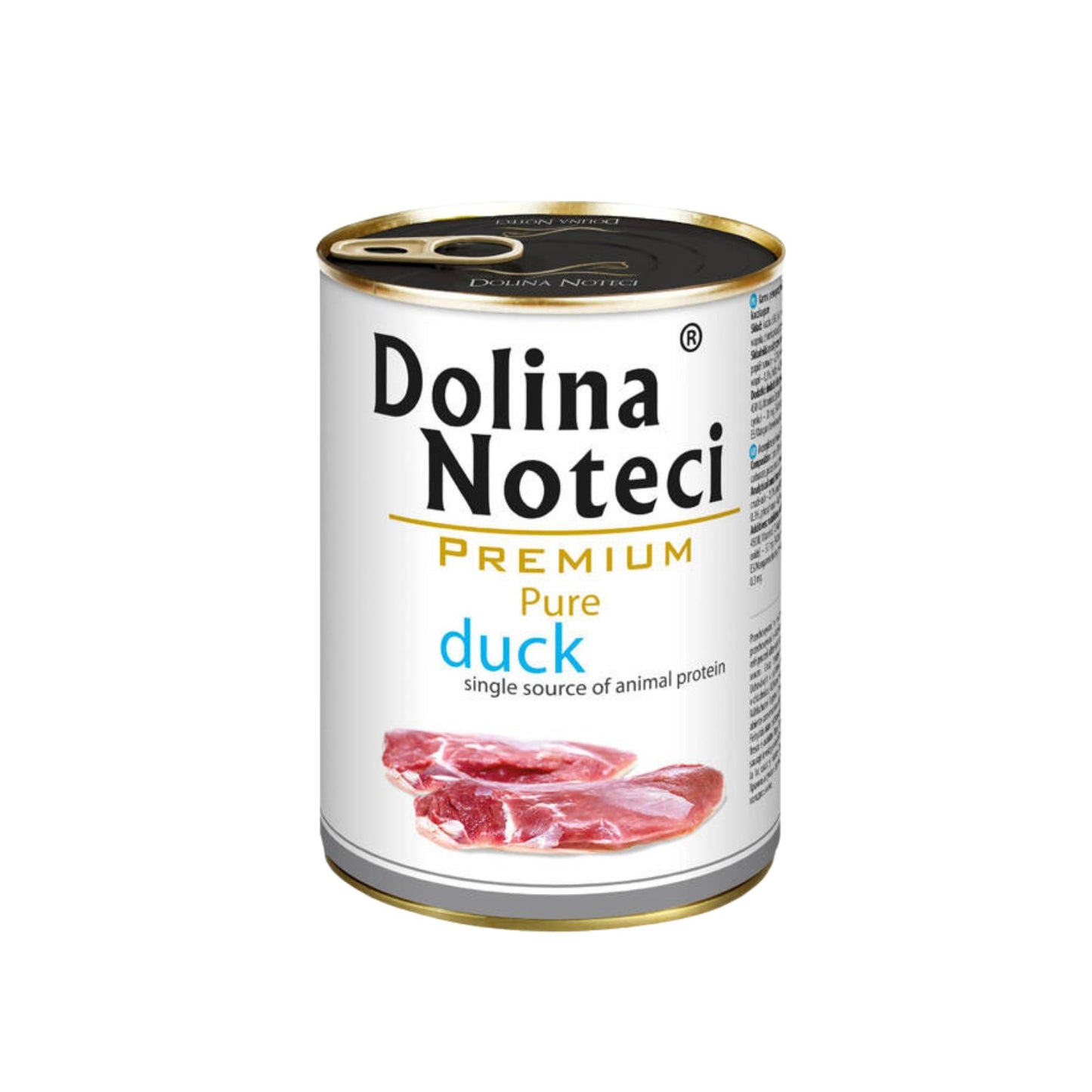 Dolina Noteci Premium Pure, Hrana Umeda pentru Caini Alergici, Monoproteica, cu Rata, Fara Cereale, 400g/800g