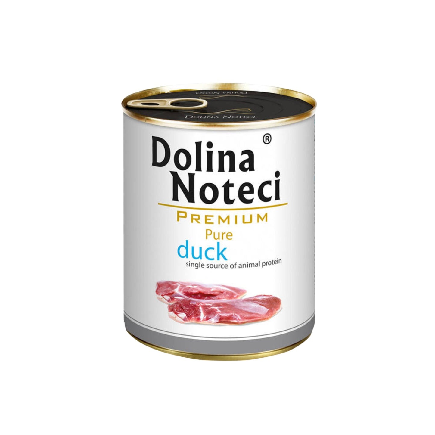 Dolina Noteci Premium Pure, Hrana Umeda pentru Caini Alergici, Monoproteica, cu Rata, Fara Cereale, 400g/800g