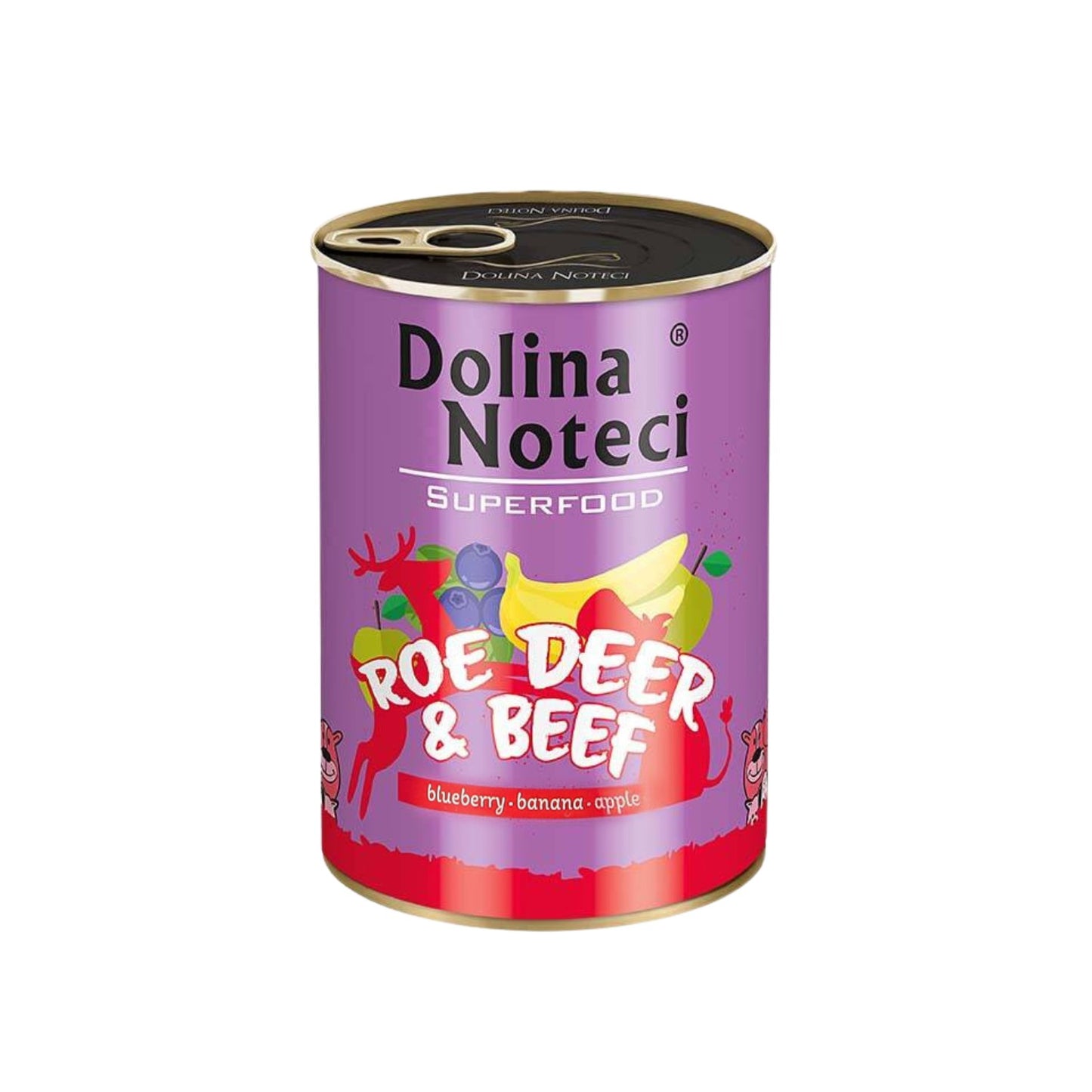 Dolina Noteci Superfood Hrana Umeda pentru Caini, cu Caprioara si Vita, Fara Cereale, 400g/800g