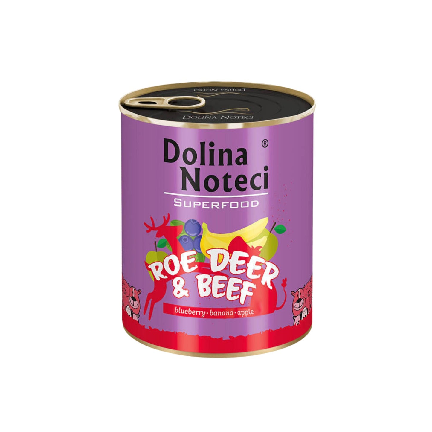 Dolina Noteci Superfood Hrana Umeda pentru Caini, cu Caprioara si Vita, Fara Cereale, 400g/800g