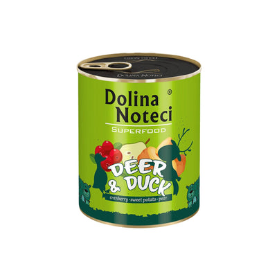 Dolina Noteci Superfood Hrana Umeda pentru Caini cu Cerb si Rata, Fara Cereale, 800g