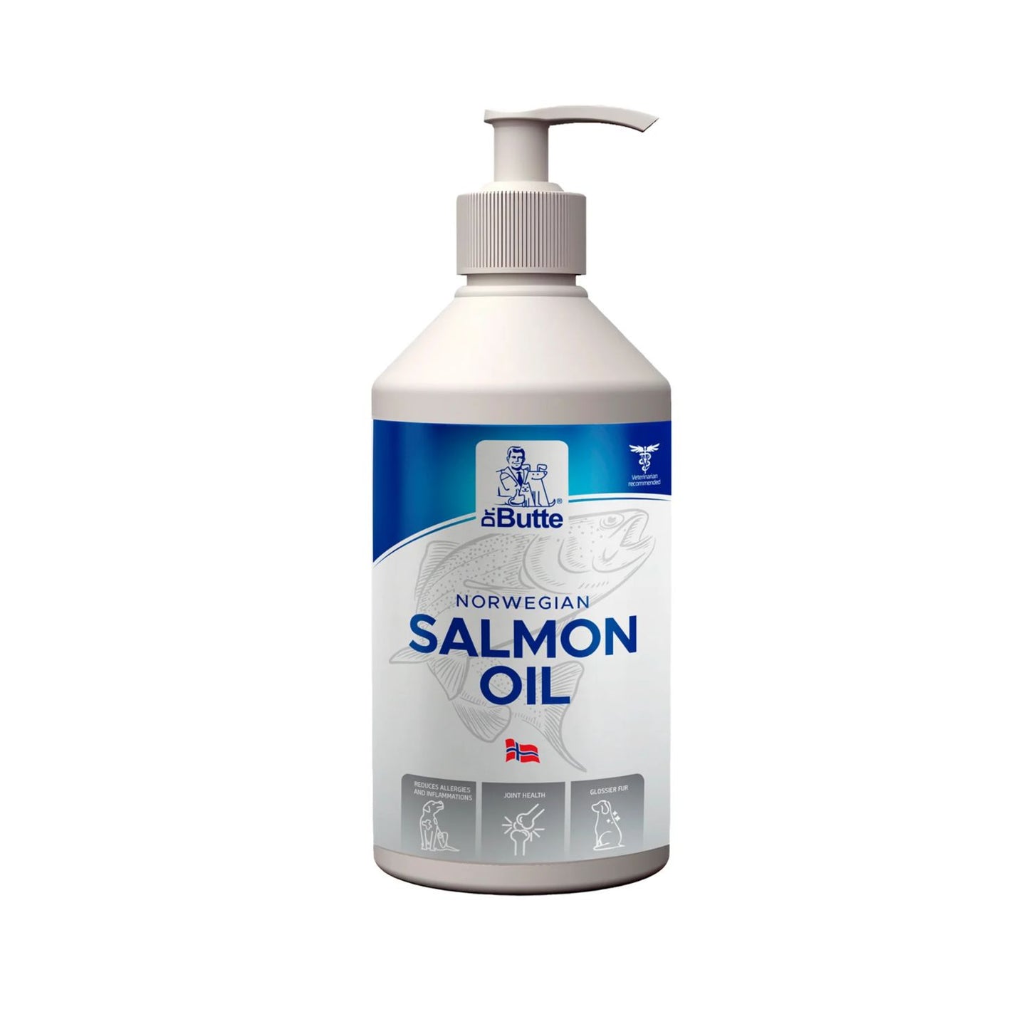 Dr. Butte Ulei de Somon Norvegian pentru Caini si Pisici, 200ml / 500ml / 1L