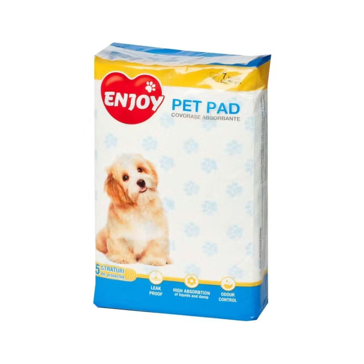 Enjoy Covorase Absorbante pentru Caini, 60x90cm, 7 bucati