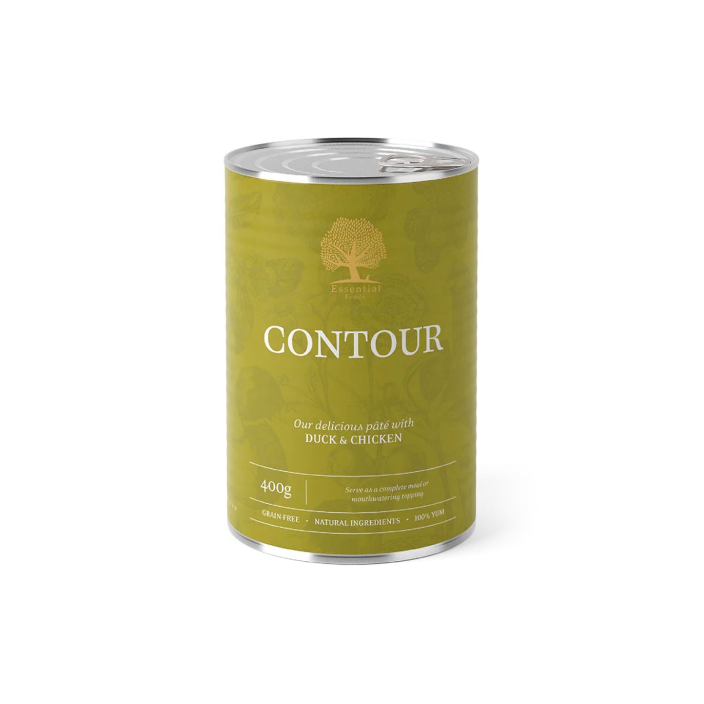 Essential Contour Pâté, Sterilizat si Controlul Greutatii, cu Rata si Pui, 400g