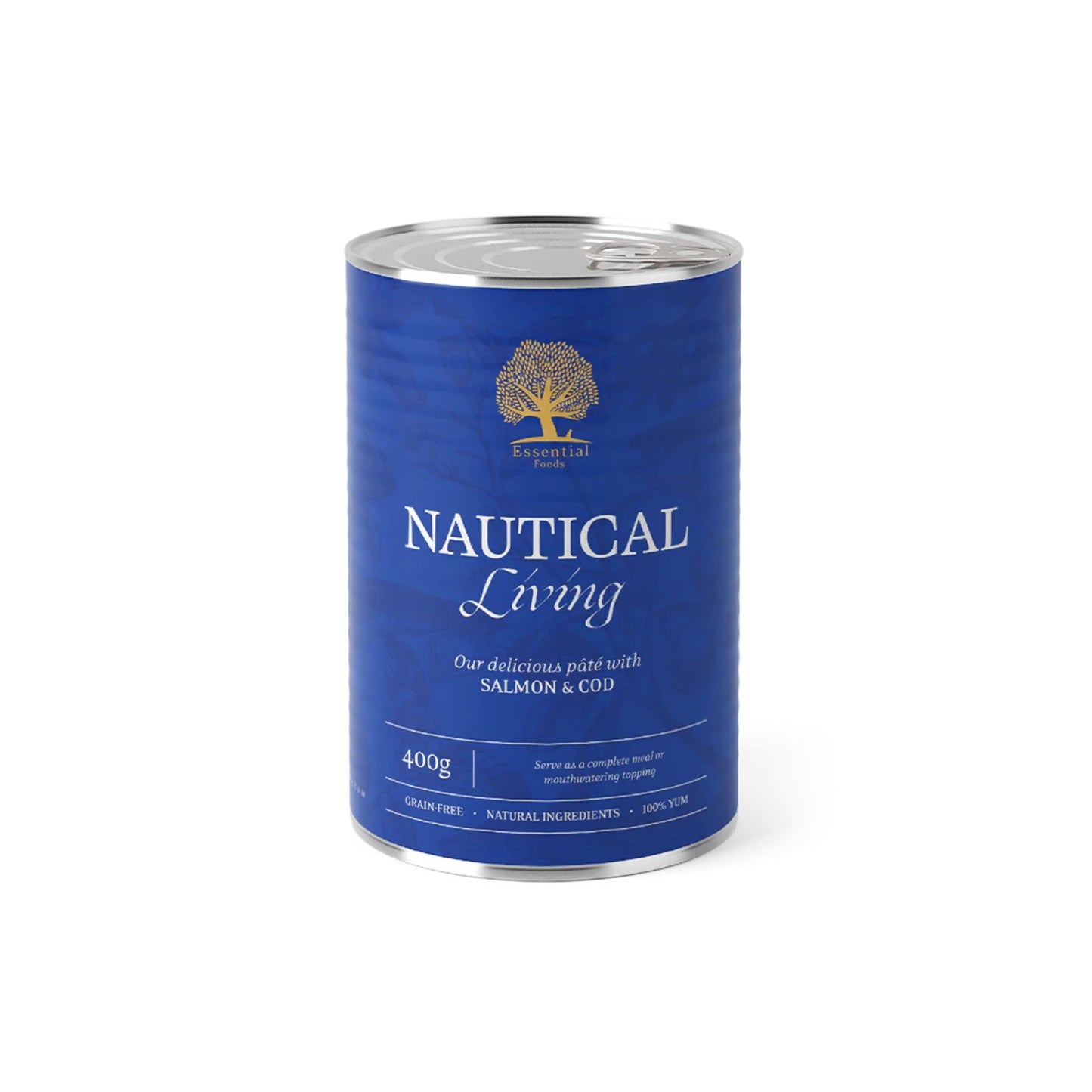 Essential Nautical Living Pâté, Adult, cu Somon si Cod, 400g
