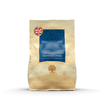 Essential Nautical Living, Hrana Uscata pentru Caini Adulti, cu Somon, Pastrav si Hering, Crocheta Mica, 2.5kg