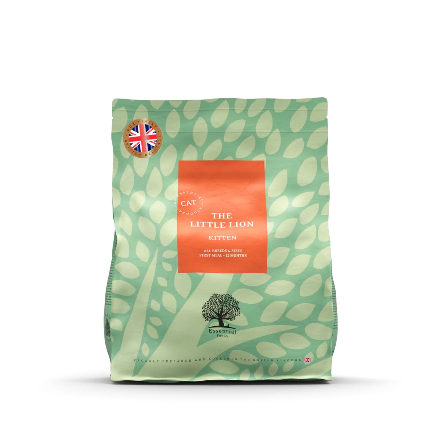 Essential The Little Lion, Hrana Uscata pentru Pisica Junior, cu Pui, Rata si Peste, 3kg / 1.5kg