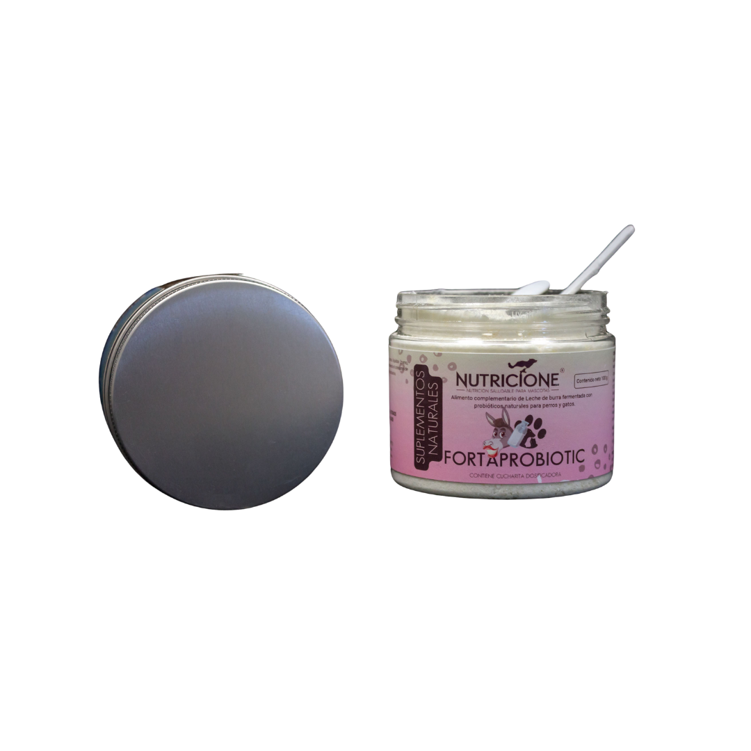 Fortaprobiotic Nutricione – supliment probiotic pentru câini și pisici, dozare cu linguriță