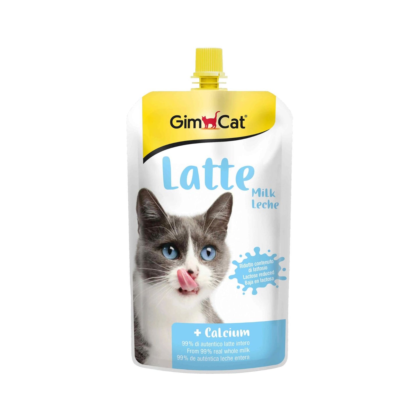 GimCat Lapte pentru Pisici, Continut Redus de Lactoza, Sursa de Calciu si Hidratare Optima, 200ml