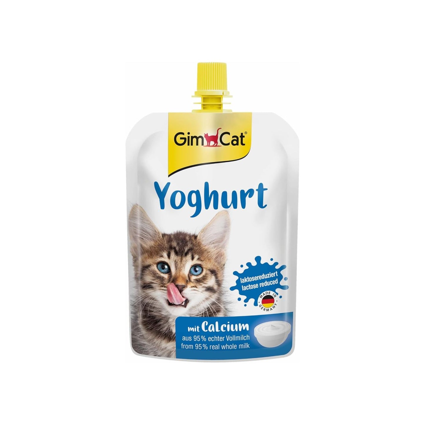 GimCat Yoghurt, Iaurt Cremos pentru Pisici (Lactoza Redusa), 150g