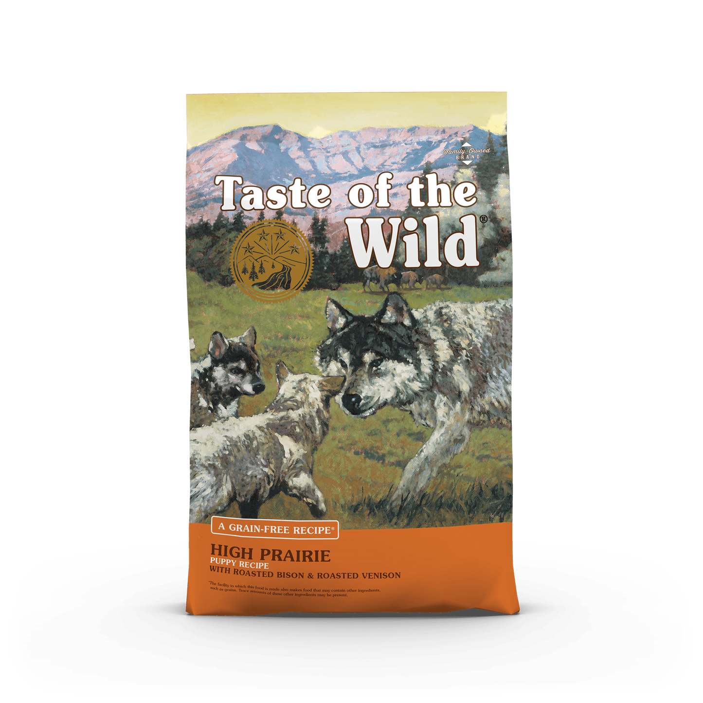 Taste of the Wild High Prairie Hrana Uscata pentru Caini Junior, cu Bizon și Caprioara, Fara Cereale, 2kg / 12.2kg