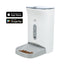 Hranitor Automat Smart Trixie TX8 Smart 2.0, cu Camera si Control prin Aplicatie, 4 Mese/Zi, 4.5L, Alb/Gri