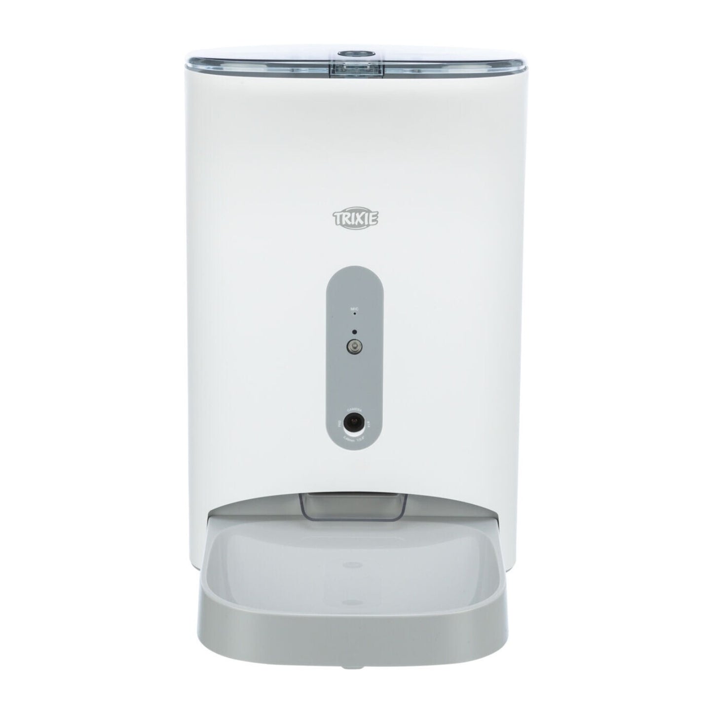 Hranitor Automat Smart Trixie TX8 Smart 2.0, cu Camera si Control prin Aplicatie, 4 Mese/Zi, 4.5L, Alb/Gri