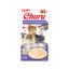 Inaba Churu Recompensa Cremoasa pentru Pisici, cu Pui si Creveti, Fara Cereale, 4 x 14g