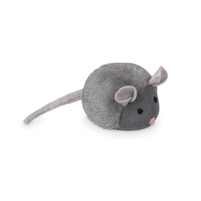 Jucarie Interactiva Nobby, Soarece de Plus cu Sunet, 15cm