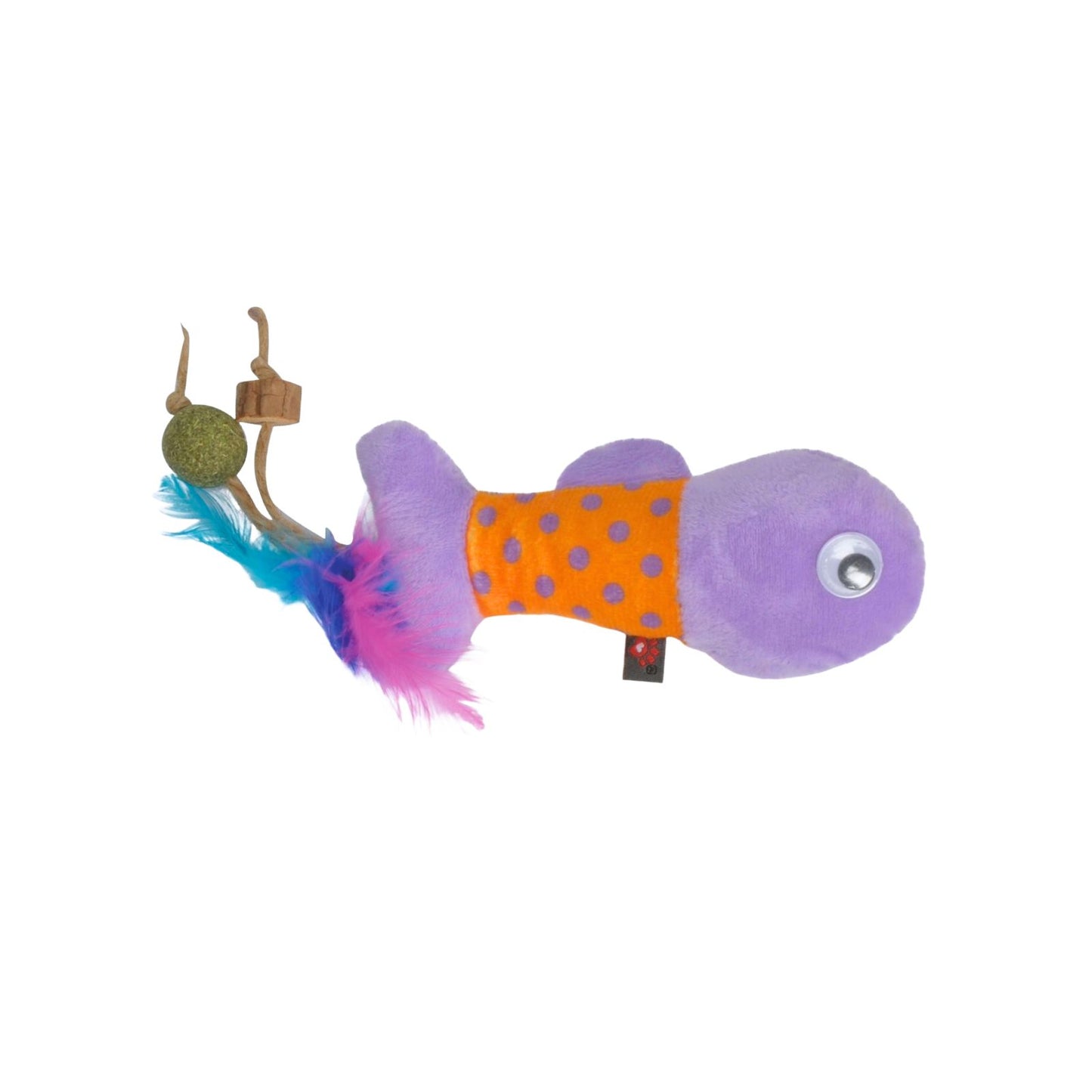 Jucarie Pisici Camon, Pestisor cu Matatabi si Catnip, 12cm