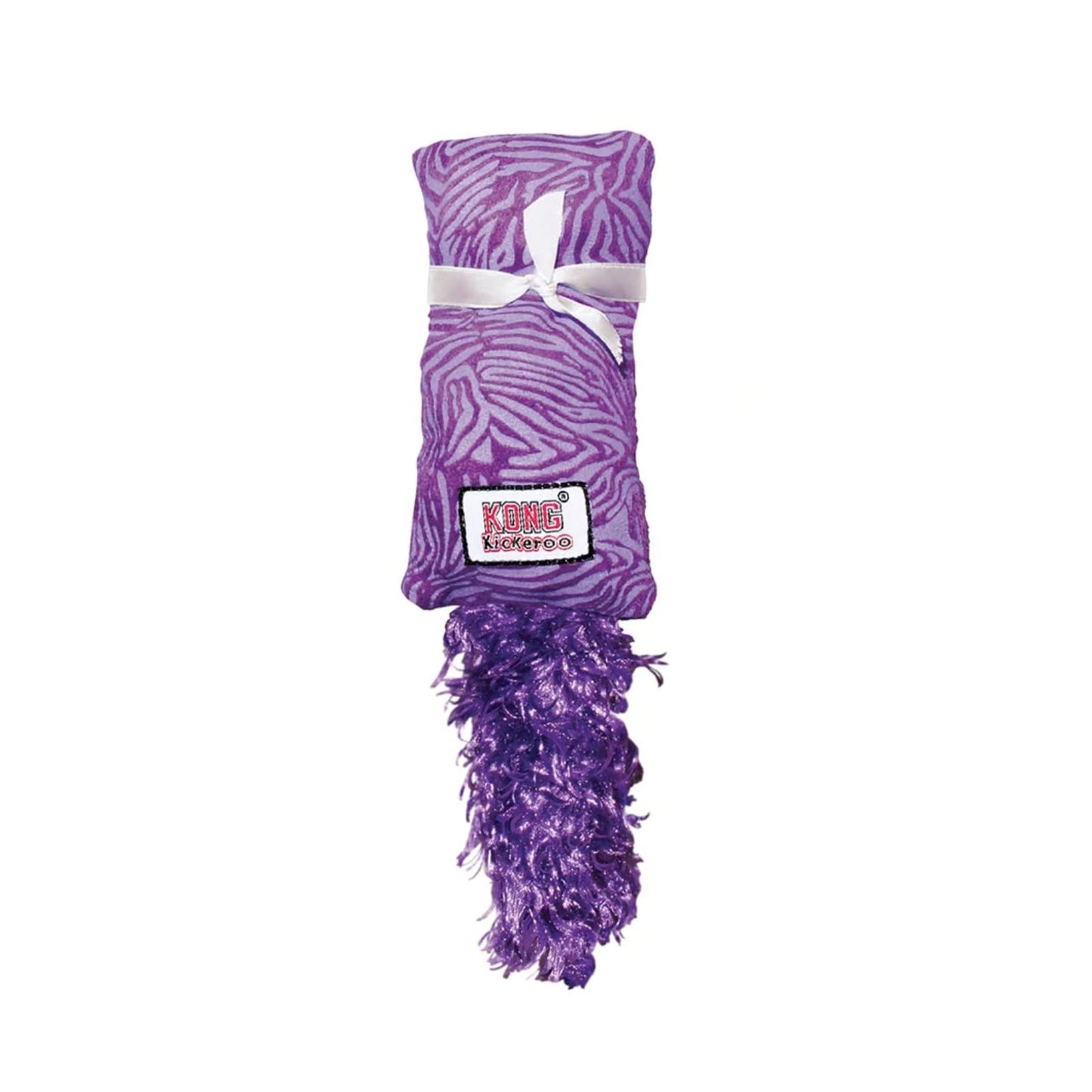 KONG Kickeroo Kitten Jucarie Interactiva pentru Pisoi, Perna de Plus cu Iarba Matei, Stimulează Vanatoarea si Exercitiul Fizic