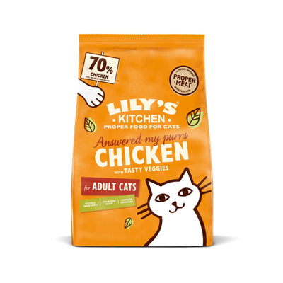 Lily's Kitchen Answered My Purrs, Hrana Uscata pentru Pisici Adult, cu Pui Proaspat si Legume, Fara Cereale, 2kg