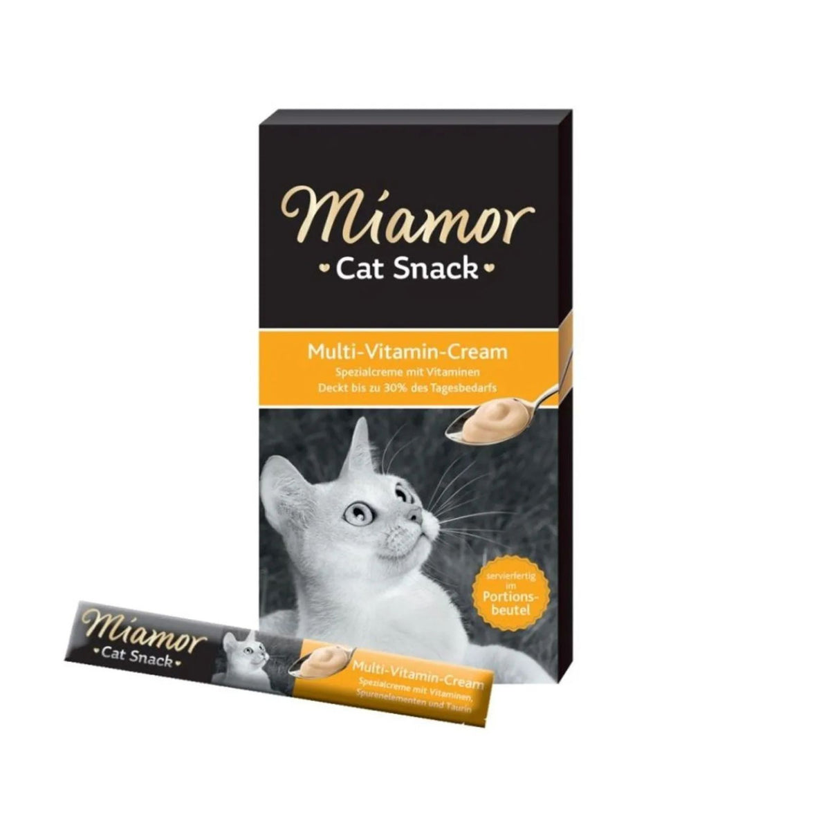 Miamor Cat Snack Recompensa Cremoasa pentru Pisici, cu Multivitamine si Taurina, 90g
