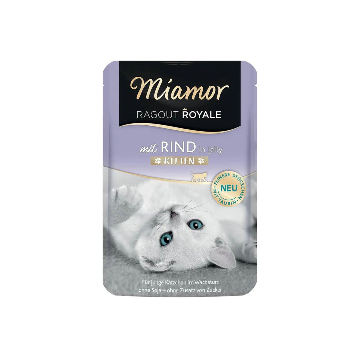 Miamor Ragout Royale Kitten Hrana Umeda pentru Pisici Junior, Vita, 100g