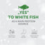 Nature's Protection Superior Care White Dogs, Hrana Uscata pentru Caini Junior, Talie Mica cu Blana Alba, cu Peste Alb, Fara Cereale, 1.5kg / 10kg
