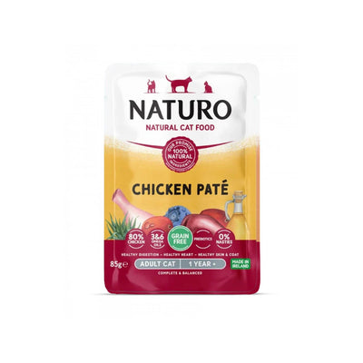 Naturo Adult Cat, Hrana Umeda Mousse pentru Pisici Adulta, cu Pui, Fara Cereale, 85g