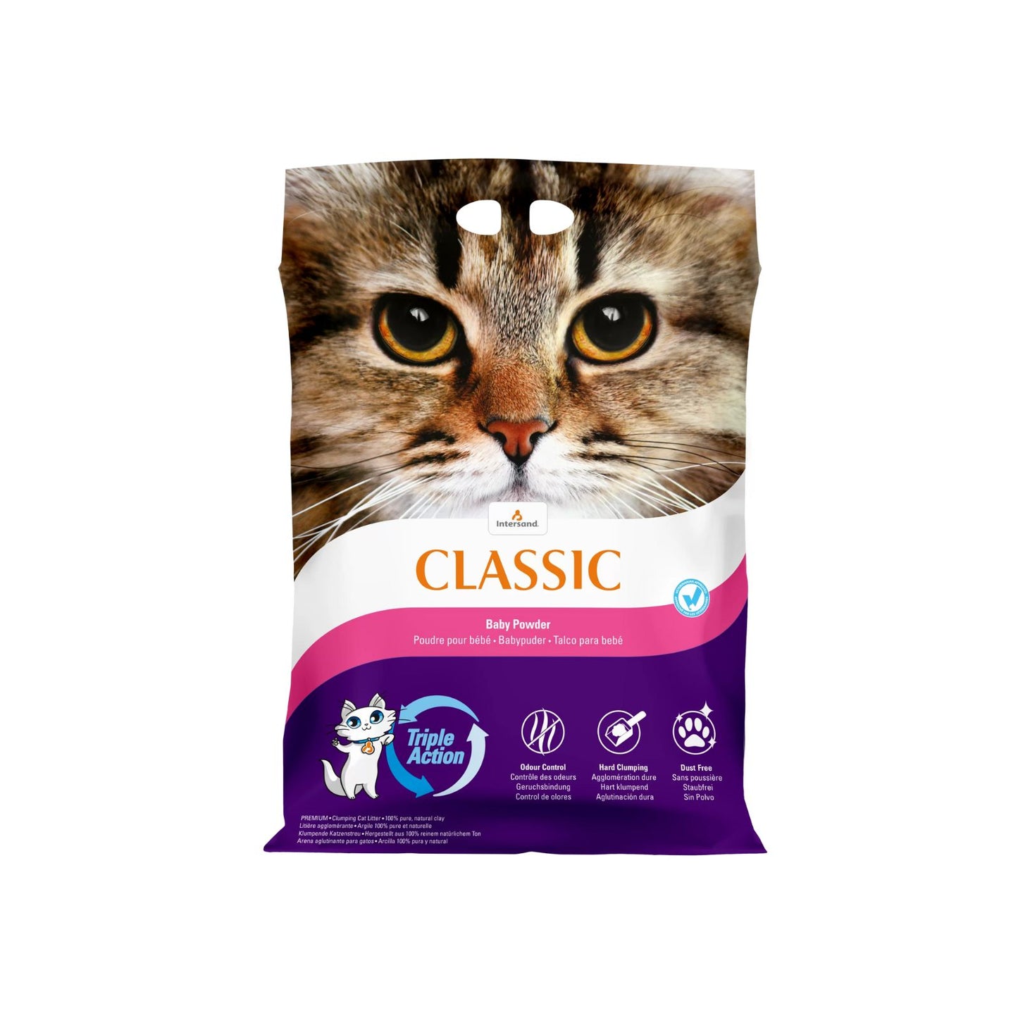 Nisip Intersand Classic Baby Powder, Bentonits Premium Canadiana, 7kg